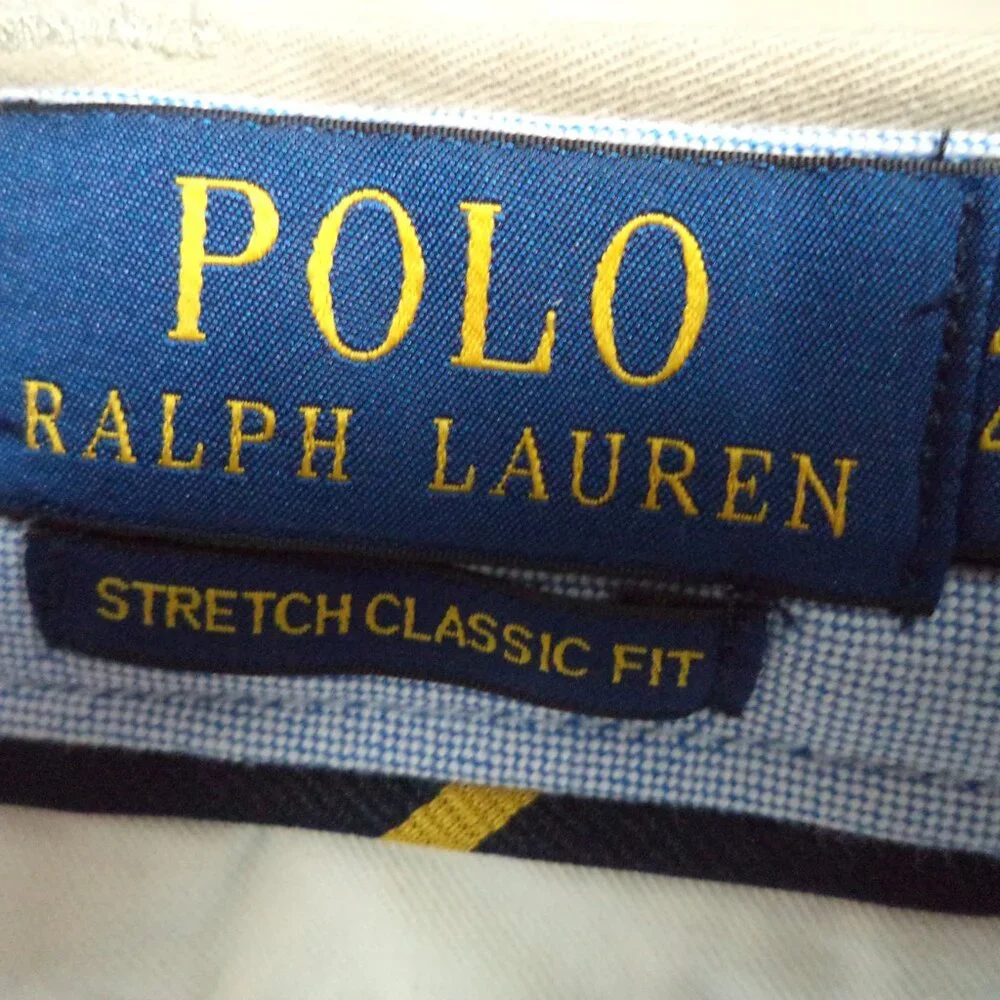 Polo Ralph Lauren Khaki Pants Stretch Classic Fit NEW NWT Size Sz 44   44B x 42